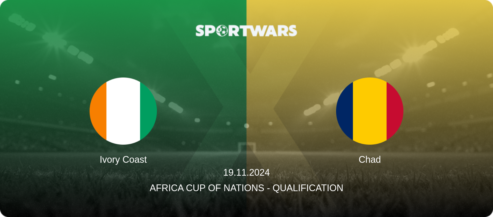 Ivory Coast — Chad, 19.11.2024 — Africa Cup of Nations - Qualification (match preview)