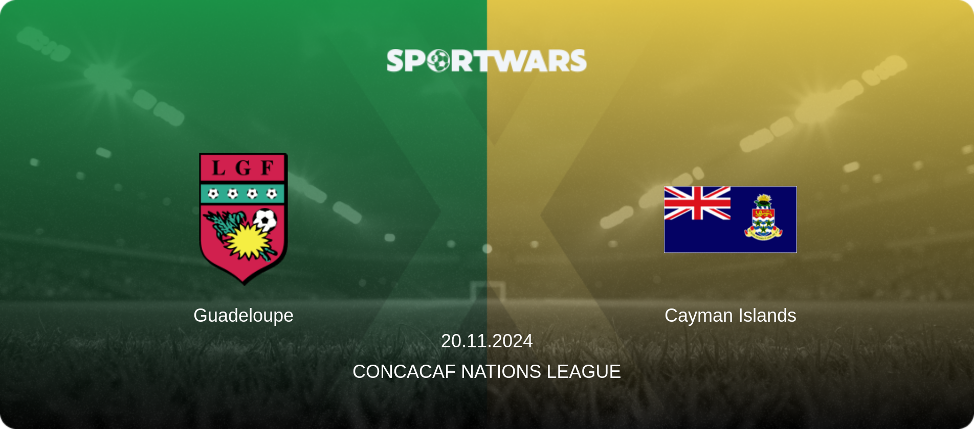 Guadeloupe — Cayman Islands, 20.11.2024 — CONCACAF Nations League (match preview)