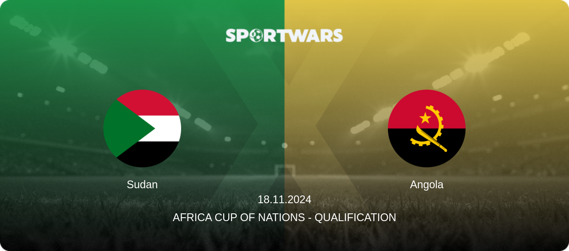 Sudan — Angola, 18.11.2024 — Africa Cup of Nations - Qualification (match preview)
