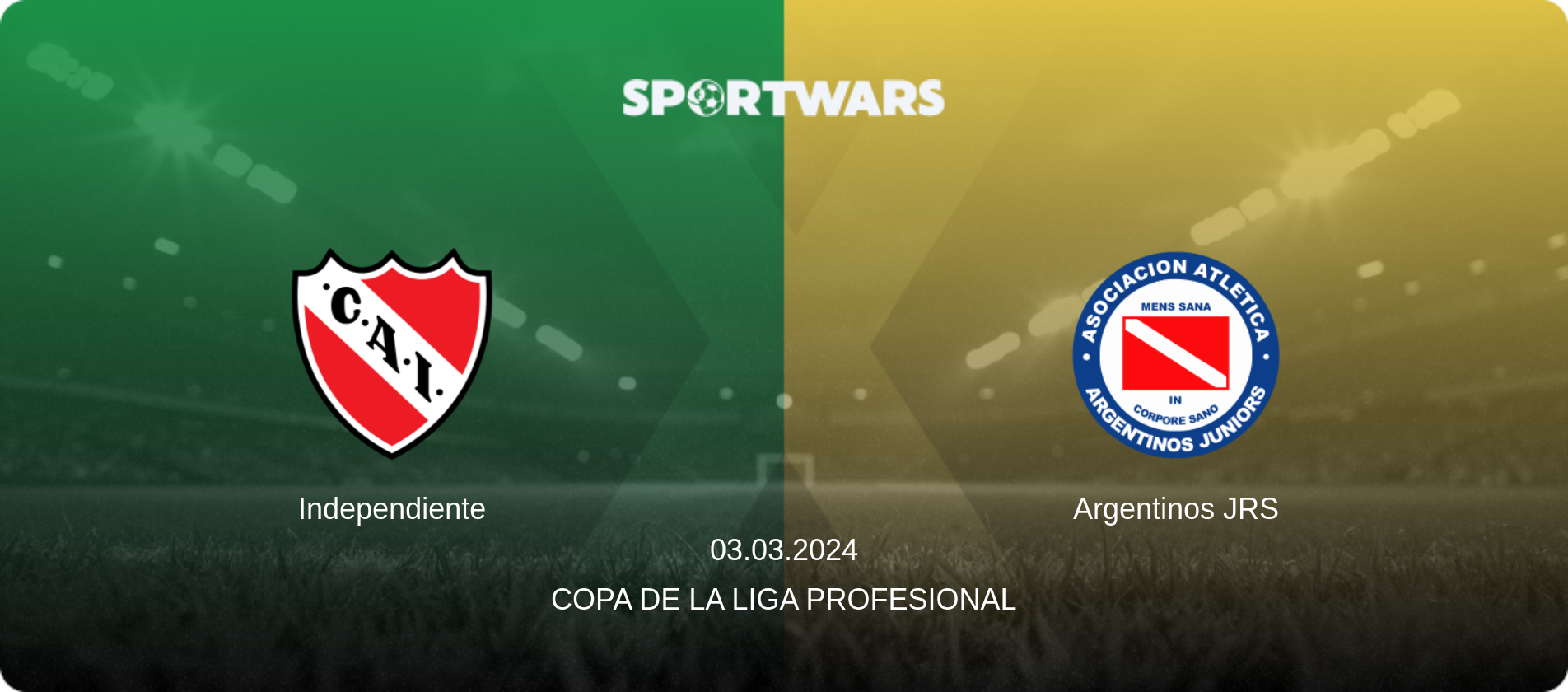Independiente — Argentinos JRS, 03.03.2024 — Copa de la Liga Profesional (match preview)