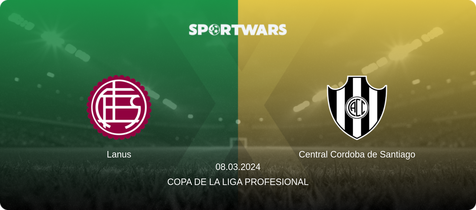 Lanus — Central Cordoba de Santiago, 08.03.2024 — Copa de la Liga Profesional (match preview)