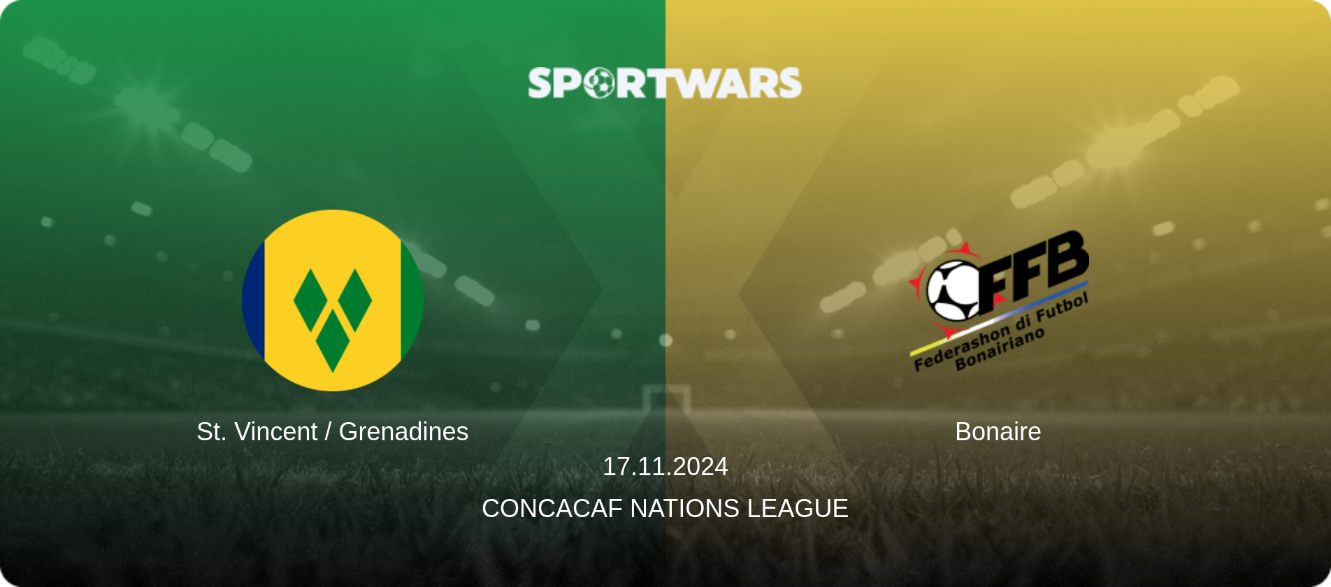 St. Vincent / Grenadines — Bonaire, 17.11.2024 — CONCACAF Nations League (match preview)