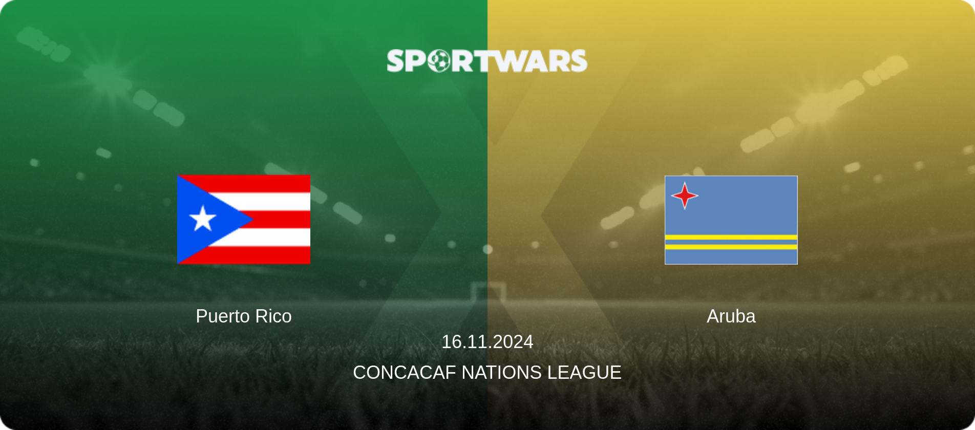 Puerto Rico — Aruba, 16.11.2024 — CONCACAF Nations League (match preview)