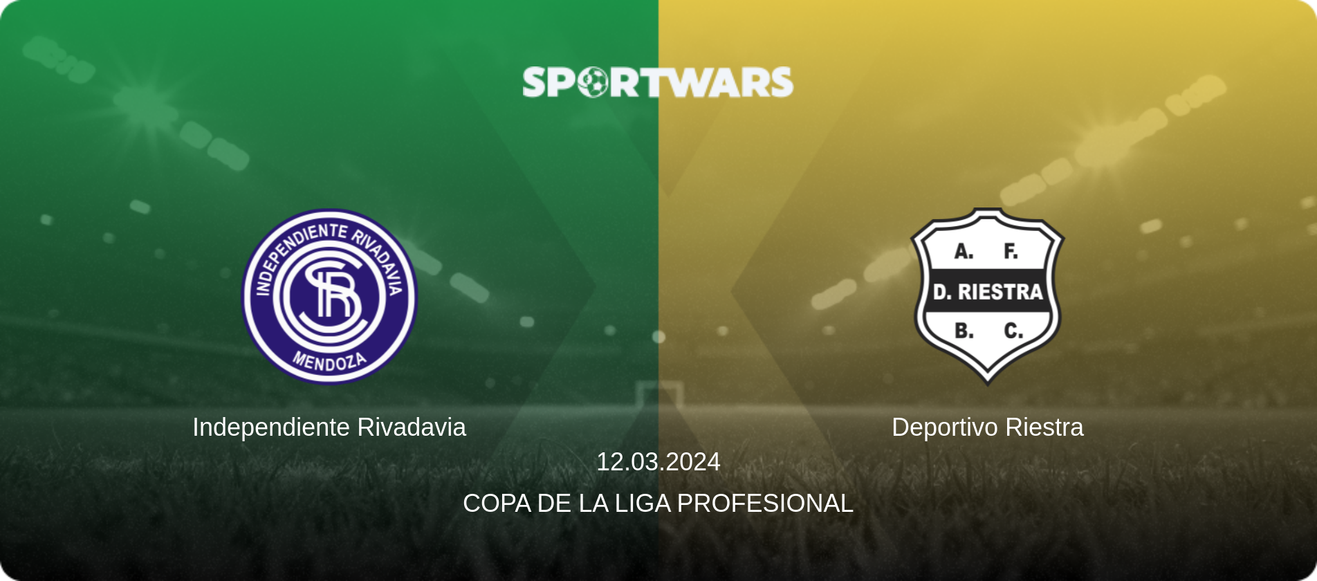 Independiente Rivadavia — Deportivo Riestra, 12.03.2024 — Copa de la Liga Profesional (match preview)