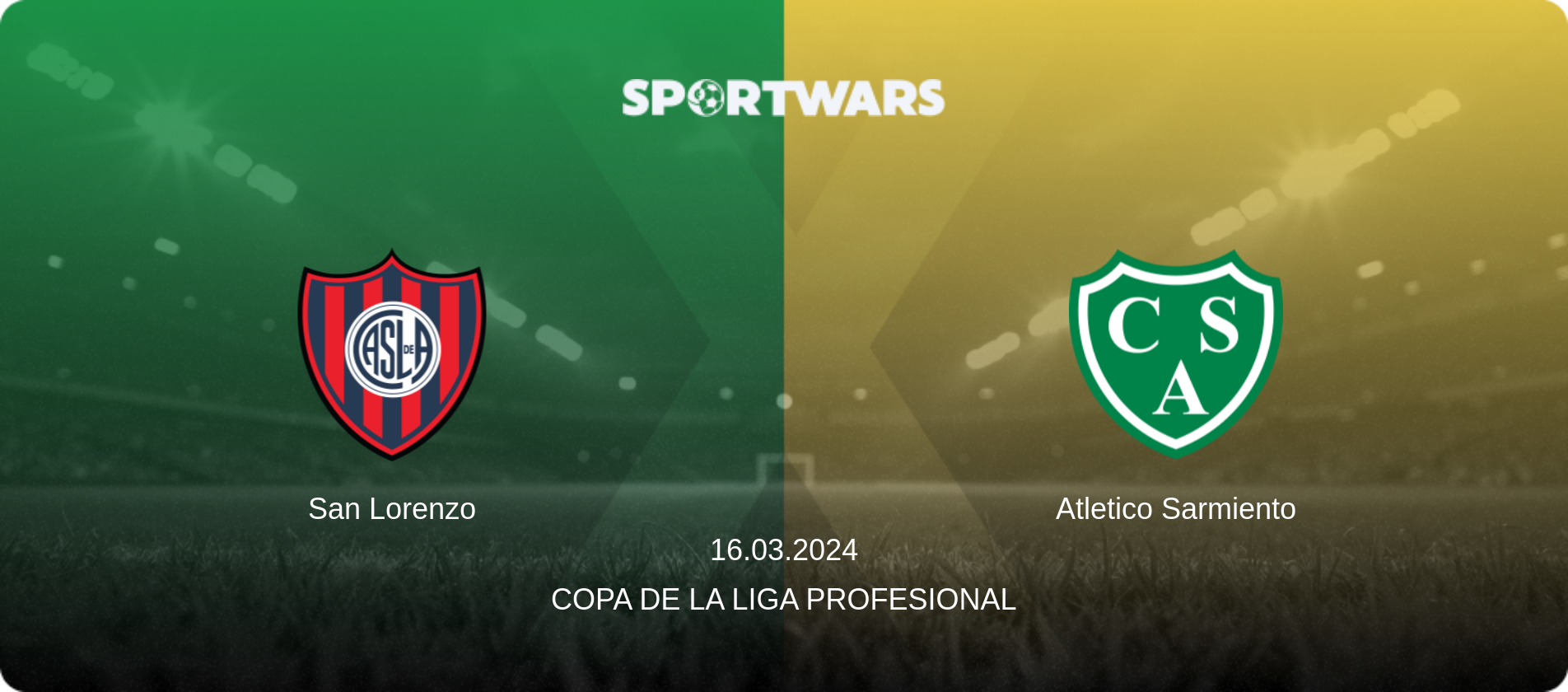 San Lorenzo — Atletico Sarmiento, 16.03.2024 — Copa de la Liga Profesional (match preview)