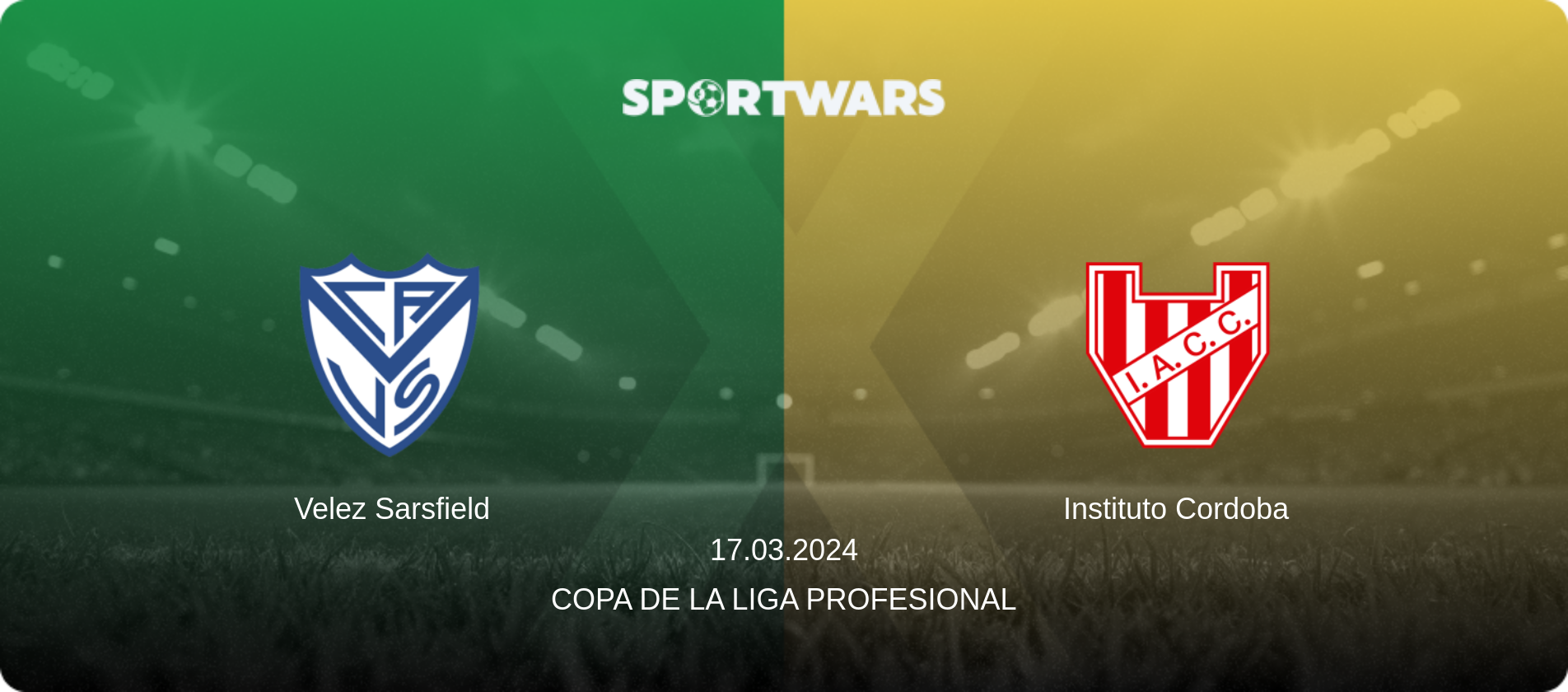 Velez Sarsfield — Instituto Cordoba, 17.03.2024 — Copa de la Liga Profesional (match preview)