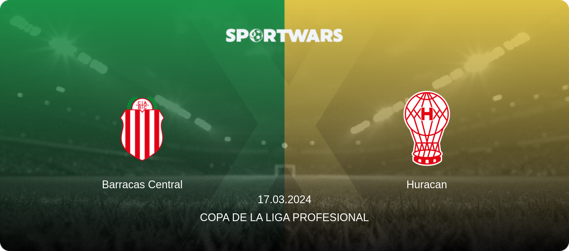 Barracas Central — Huracan, 17.03.2024 — Copa de la Liga Profesional (match preview)