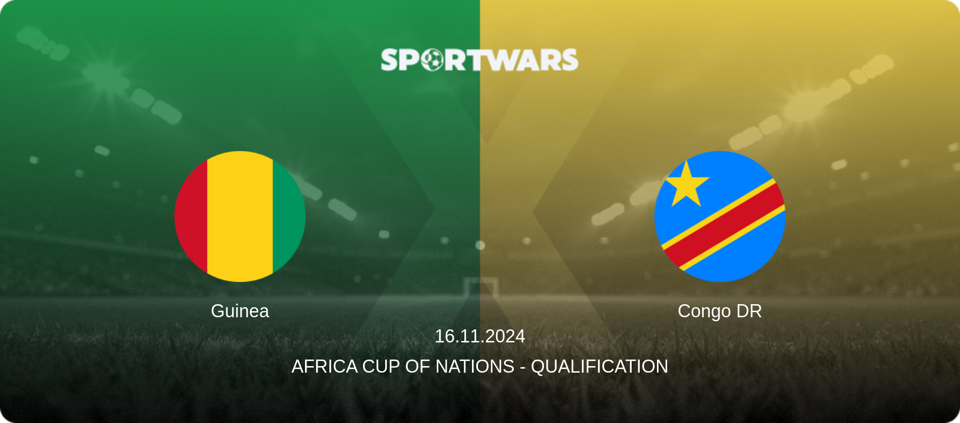 Guinea — Congo DR, 16.11.2024 — Africa Cup of Nations - Qualification (match preview)