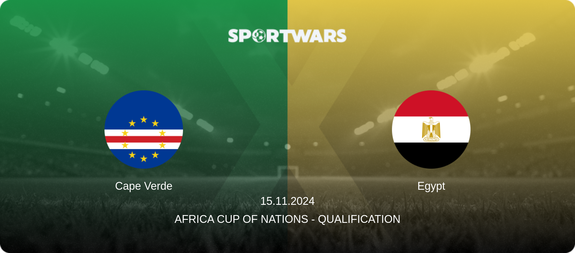 Cape Verde — Egypt, 15.11.2024 — Africa Cup of Nations - Qualification (match preview)