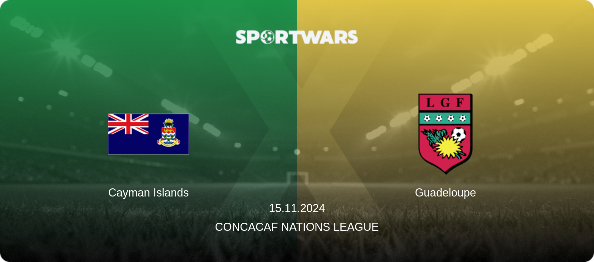 Cayman Islands — Guadeloupe, 15.11.2024 — CONCACAF Nations League (match preview)