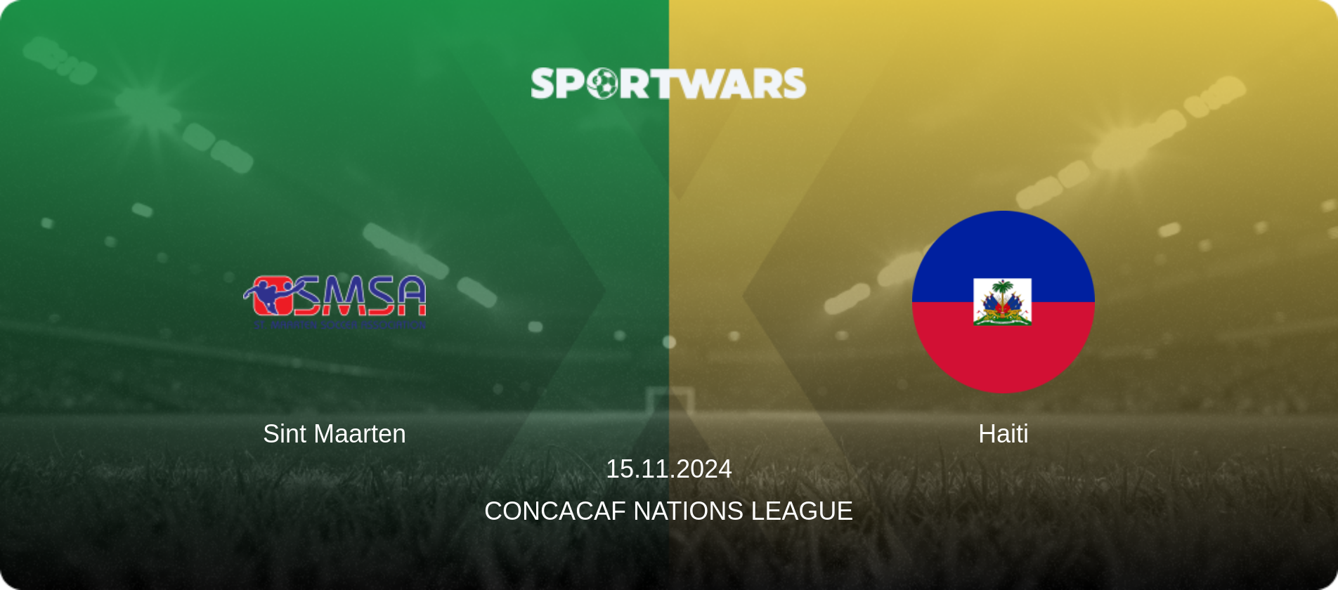 Sint Maarten — Haiti, 15.11.2024 — CONCACAF Nations League (match preview)