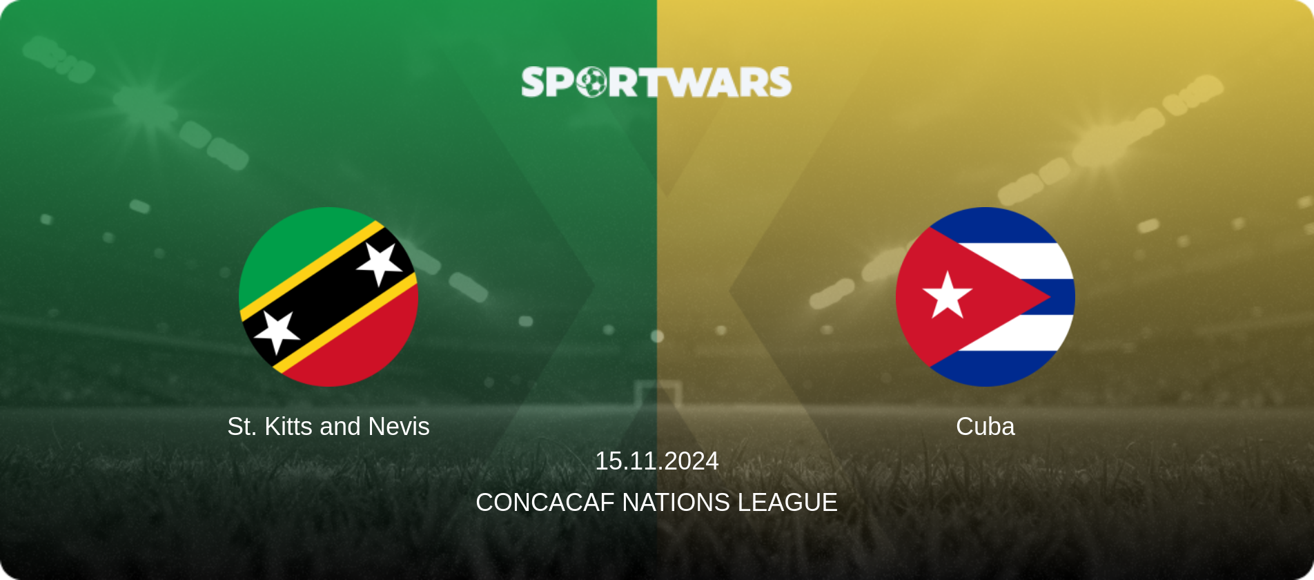 St. Kitts and Nevis — Cuba, 15.11.2024 — CONCACAF Nations League (match preview)
