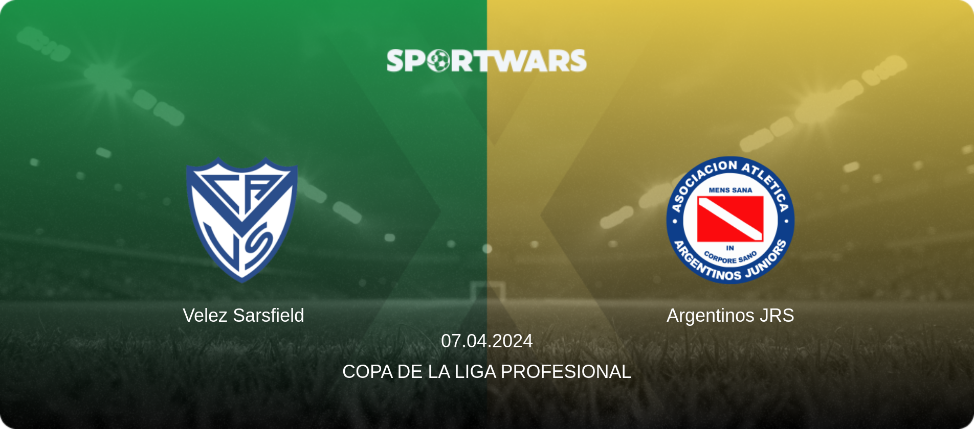 Velez Sarsfield — Argentinos JRS, 07.04.2024 — Copa de la Liga Profesional (match preview)