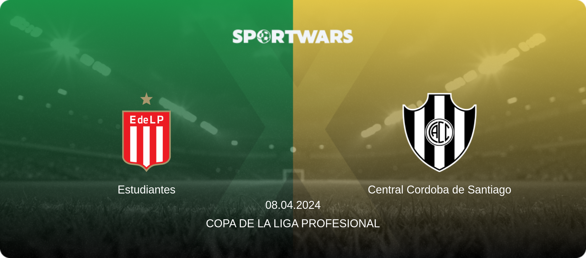 Estudiantes — Central Cordoba de Santiago, 08.04.2024 — Copa de la Liga Profesional (match preview)