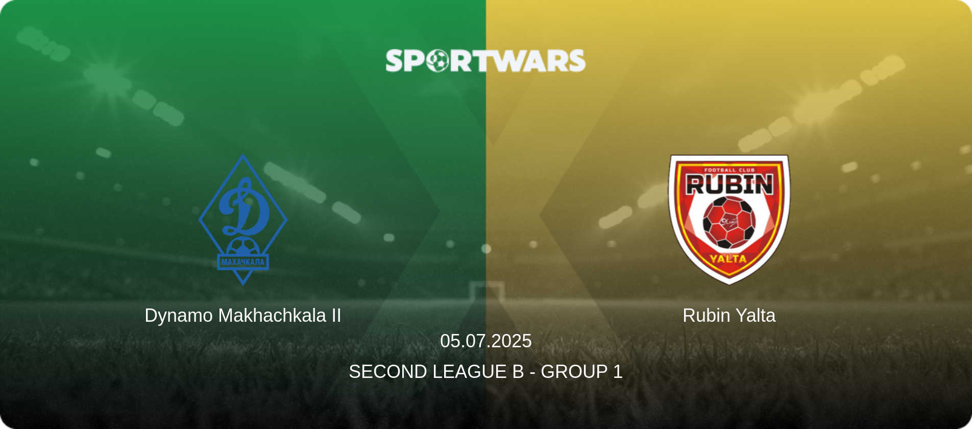 Dynamo Makhachkala II — Rubin Yalta, 05.07.2025 — Second League B - Group 1 (match preview)