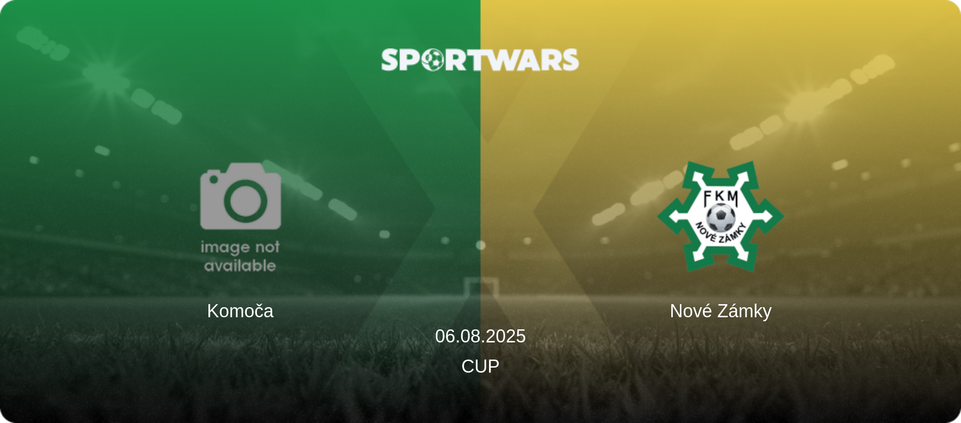 Komoča — Nové Zámky, 06.08.2025 — Cup (match preview)