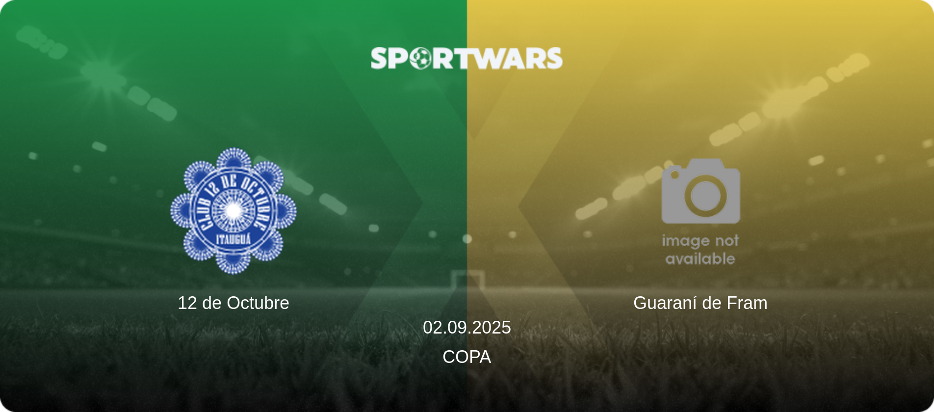 12 de Octubre — Guaraní de Fram, 02.09.2025 — Copa (match preview)