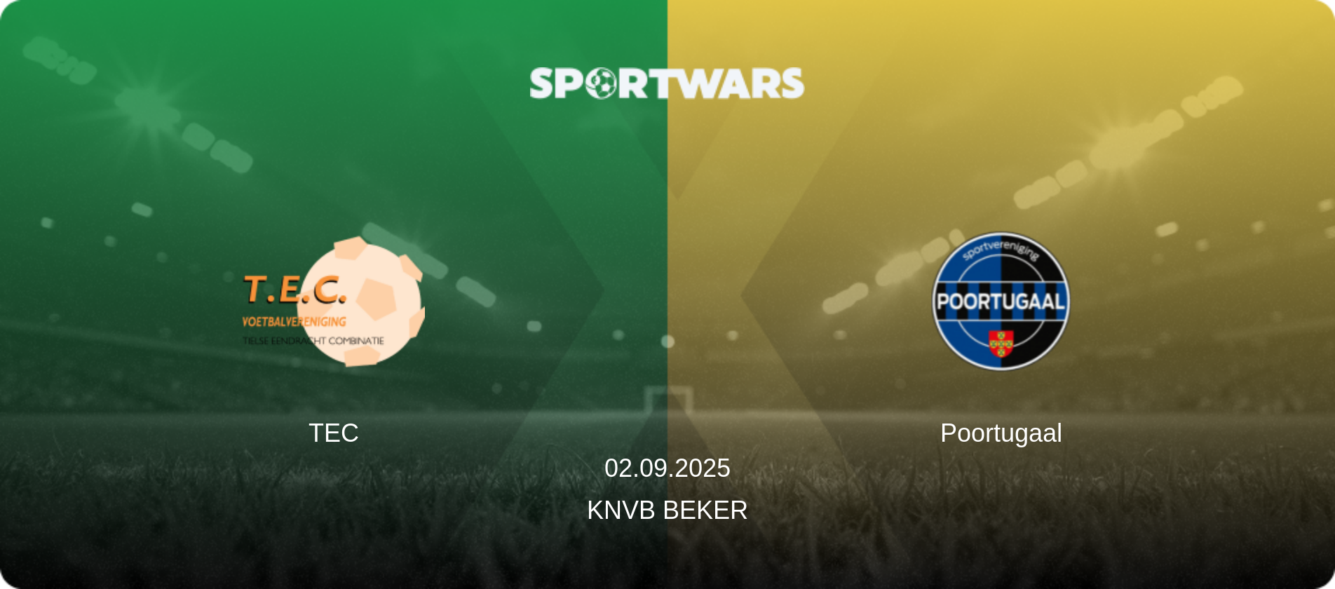 TEC — Poortugaal, 02.09.2025 — KNVB Beker (match preview)