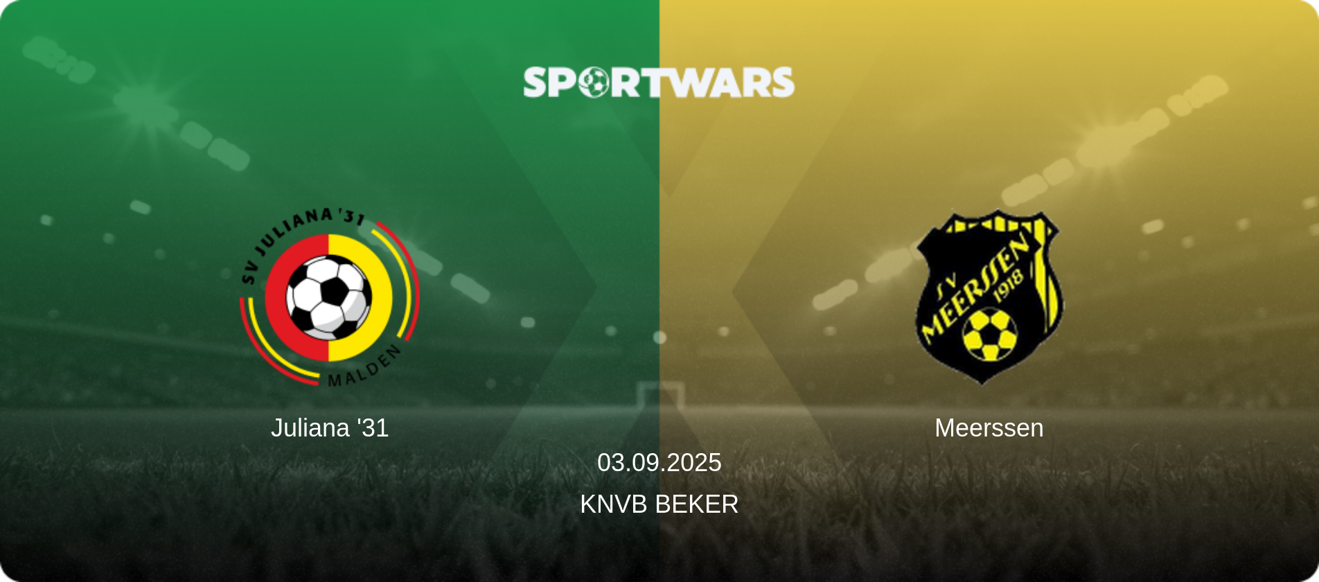 Juliana '31 — Meerssen, 03.09.2025 — KNVB Beker (match preview)
