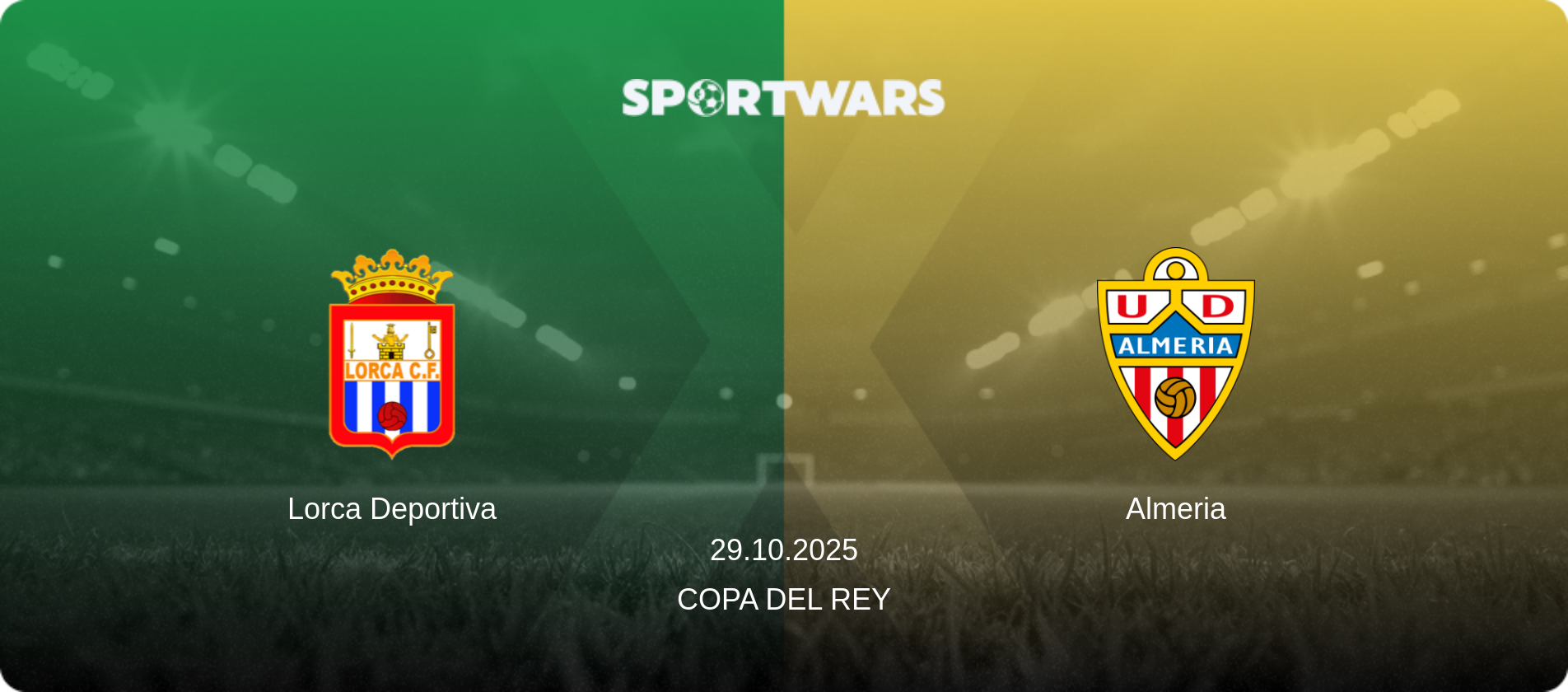 Lorca Deportiva — Almeria, 29.10.2025 — Copa del Rey (match preview)