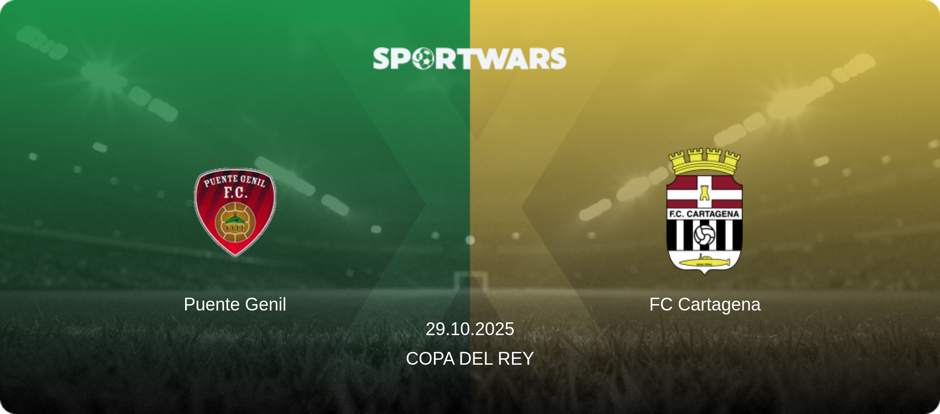 Puente Genil — FC Cartagena, 29.10.2025 — Copa del Rey (match preview)