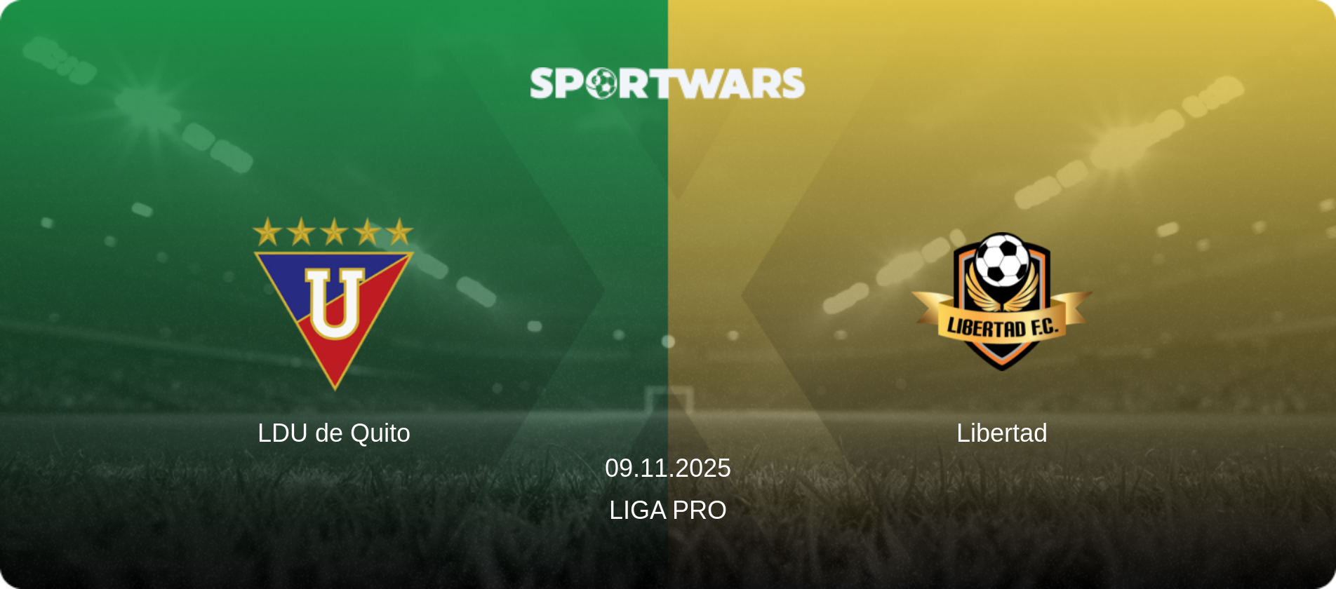 LDU de Quito — Libertad, 09.11.2025 — Liga Pro (match preview)