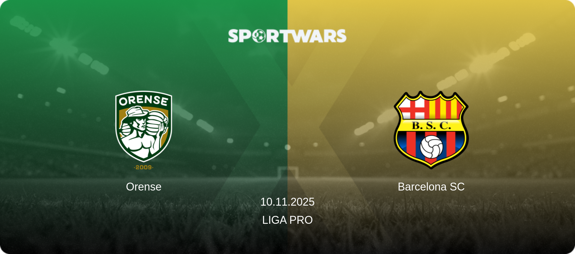 Orense — Barcelona SC, 10.11.2025 — Liga Pro (match preview)