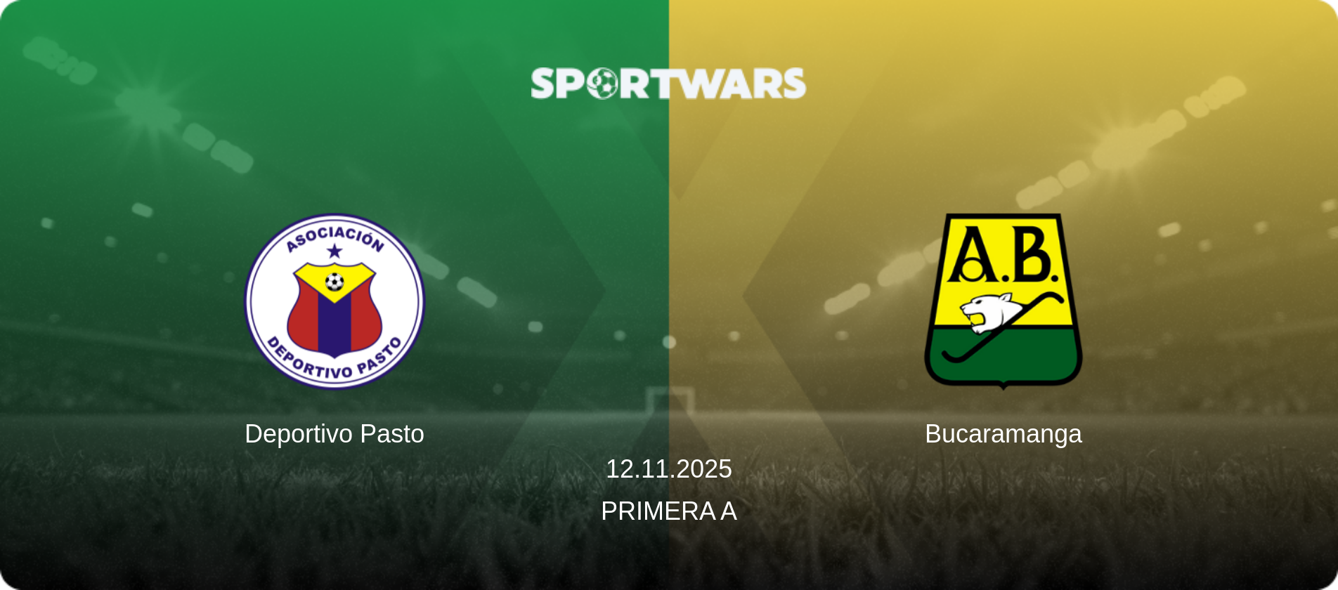 Deportivo Pasto — Bucaramanga, 12.11.2025 — Primera A (match preview)