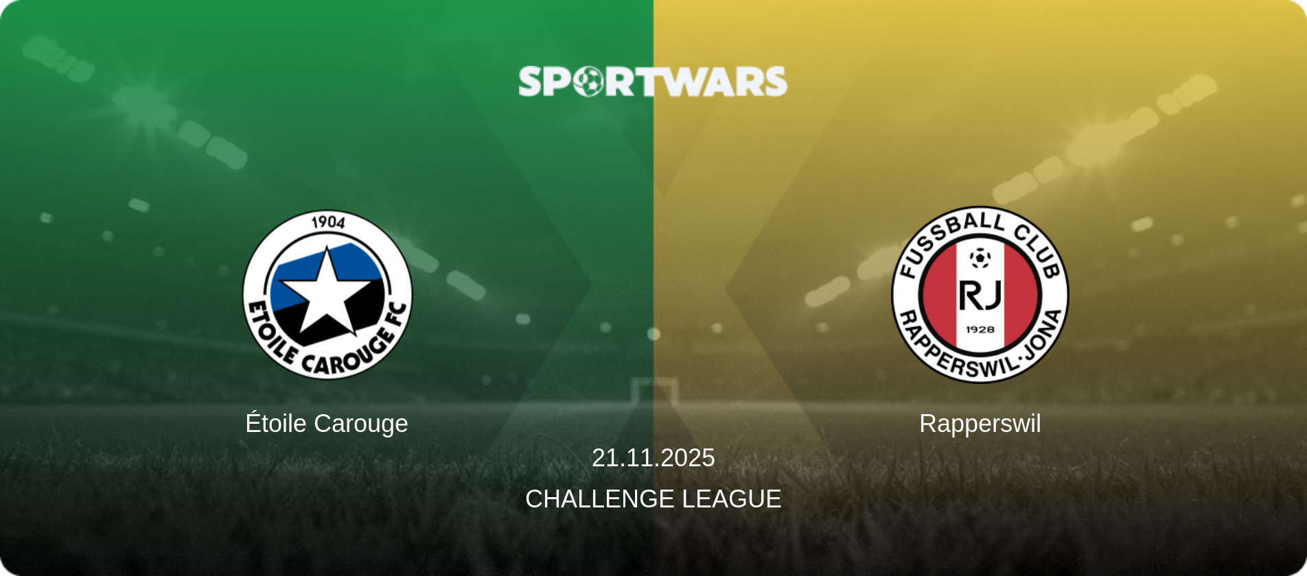 Étoile Carouge — Rapperswil, 21.11.2025 — Challenge League (match preview)