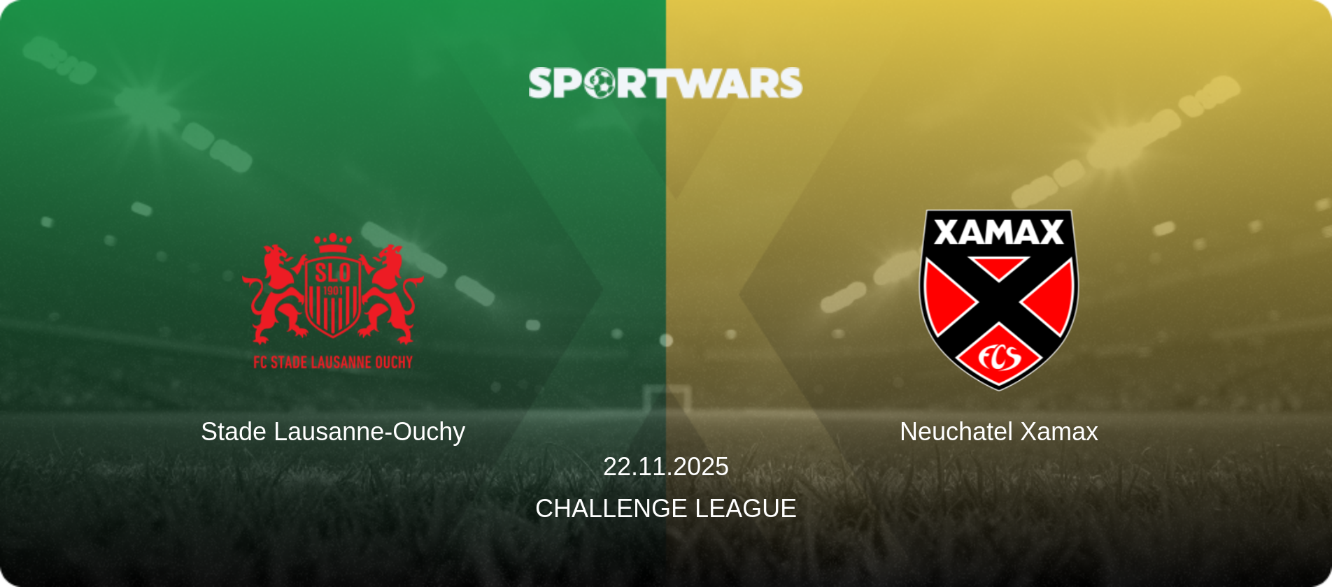 Stade Lausanne-Ouchy — Neuchatel Xamax, 22.11.2025 — Challenge League (match preview)