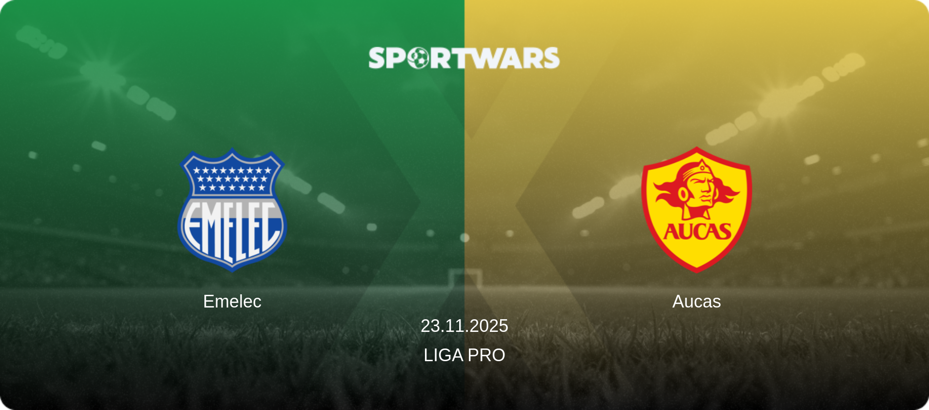 Emelec — Aucas, 23.11.2025 — Liga Pro (match preview)