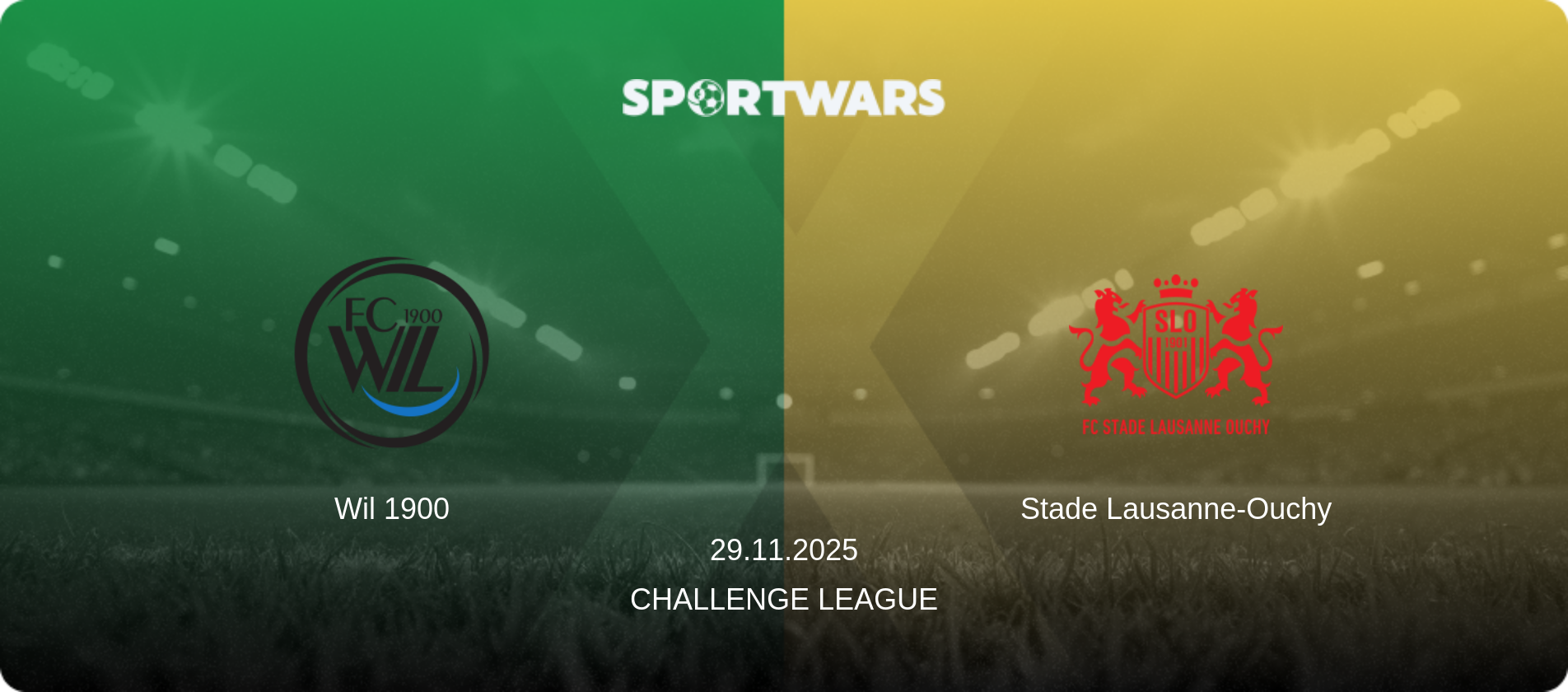 Wil 1900 — Stade Lausanne-Ouchy, 29.11.2025 — Challenge League (match preview)