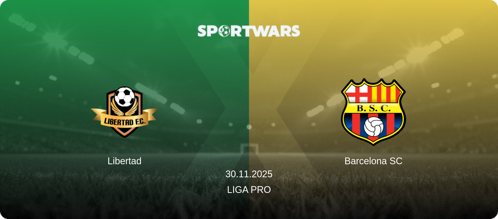 Libertad — Barcelona SC, 30.11.2025 — Liga Pro (match preview)