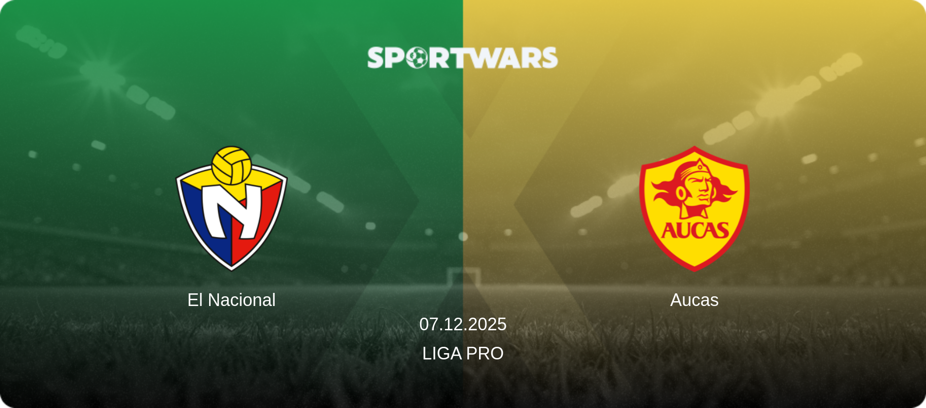 El Nacional — Aucas, 07.12.2025 — Liga Pro (match preview)