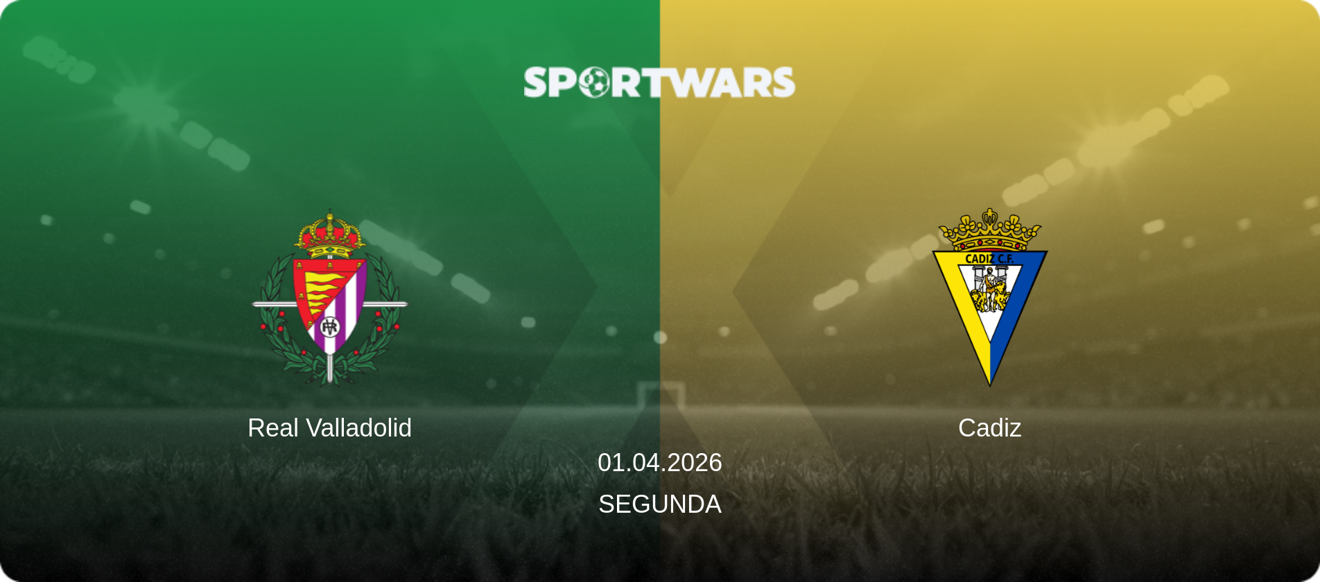 Real Valladolid — Cadiz, 01.04.2026 — Segunda (match preview)
