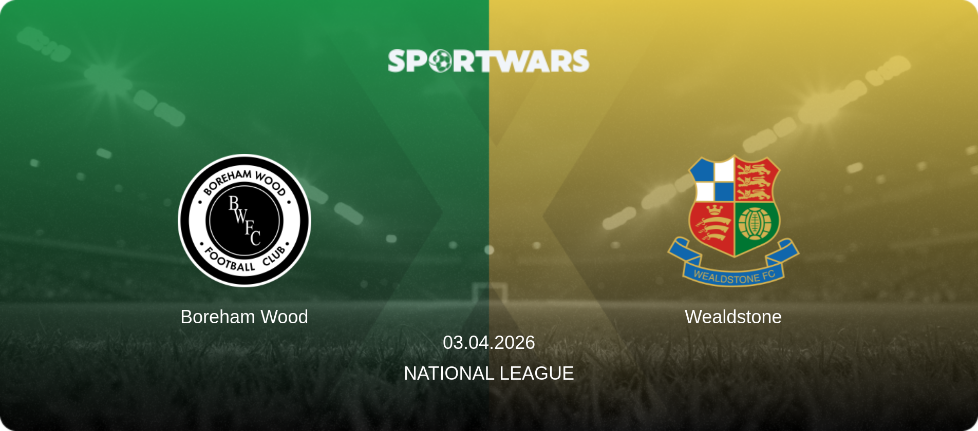 Boreham Wood — Wealdstone, 03.04.2026 — National League (match preview)