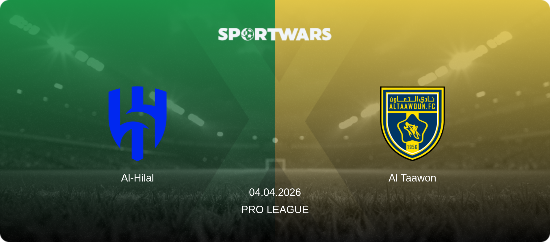 Al-Hilal — Al Taawon, 04.04.2026 — Pro League (match preview)