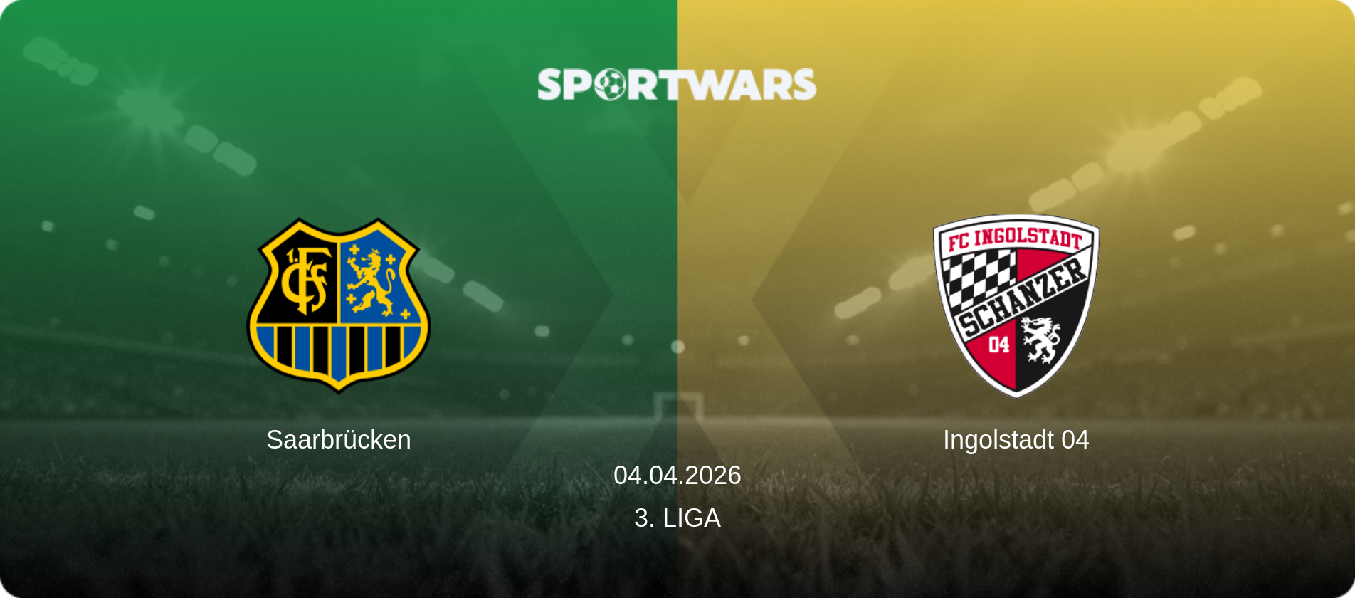 Saarbrücken — Ingolstadt 04, 04.04.2026 — 3. Liga (match preview)