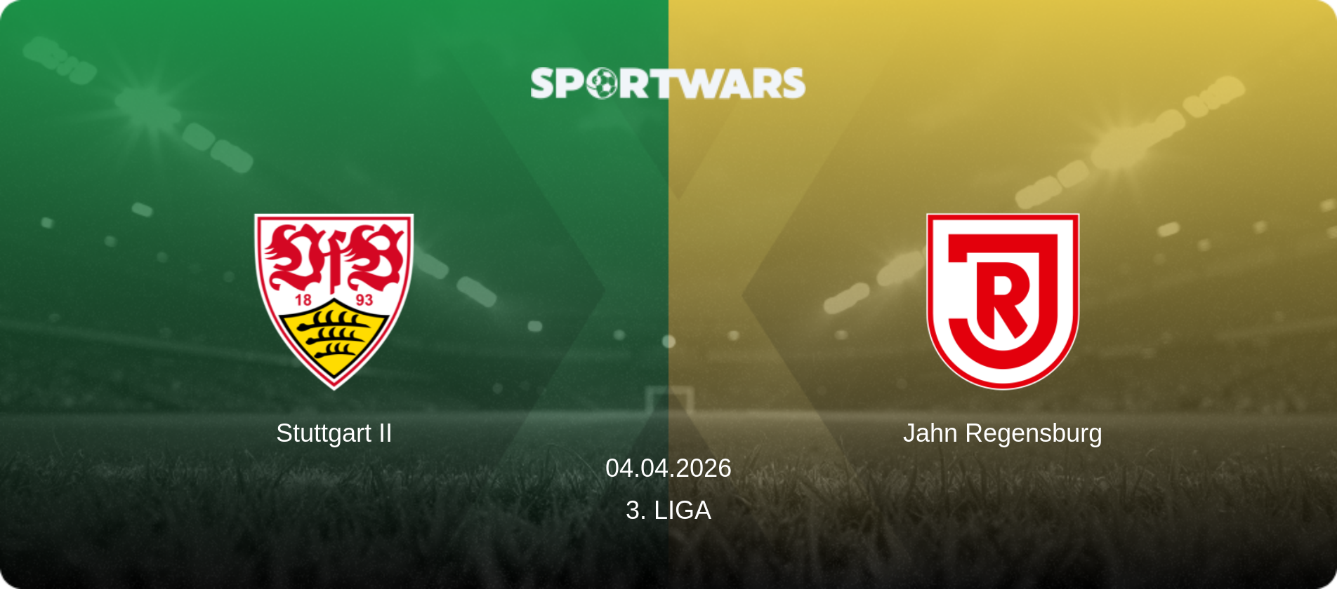 Stuttgart II — Jahn Regensburg, 04.04.2026 — 3. Liga (match preview)
