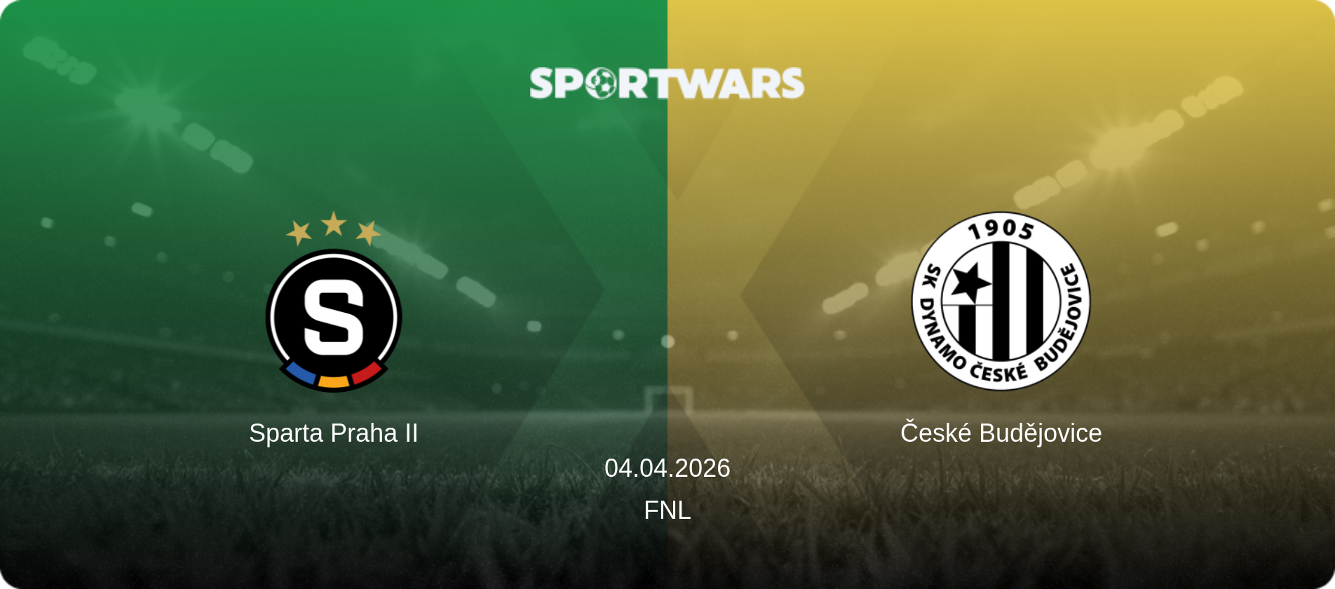 Sparta Praha II — České Budějovice, 04.04.2026 — FNL (match preview)