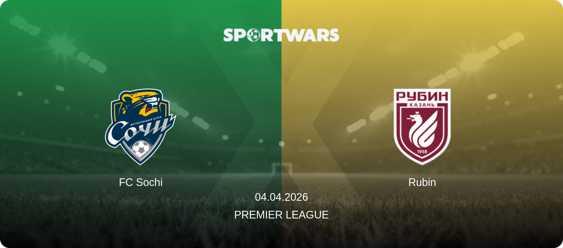 FC Sochi — Rubin, 04.04.2026 — Premier League (match preview)