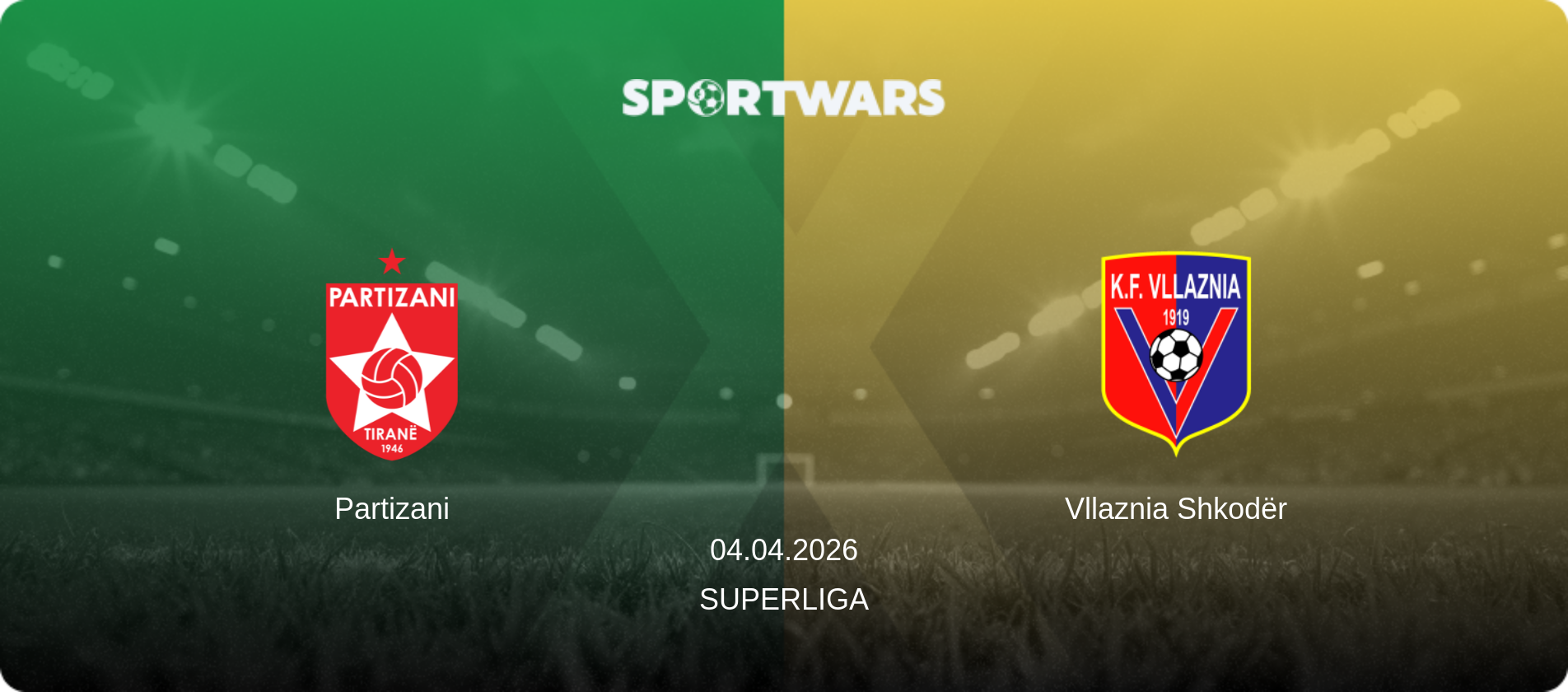 Partizani — Vllaznia Shkodër, 04.04.2026 — Superliga (match preview)