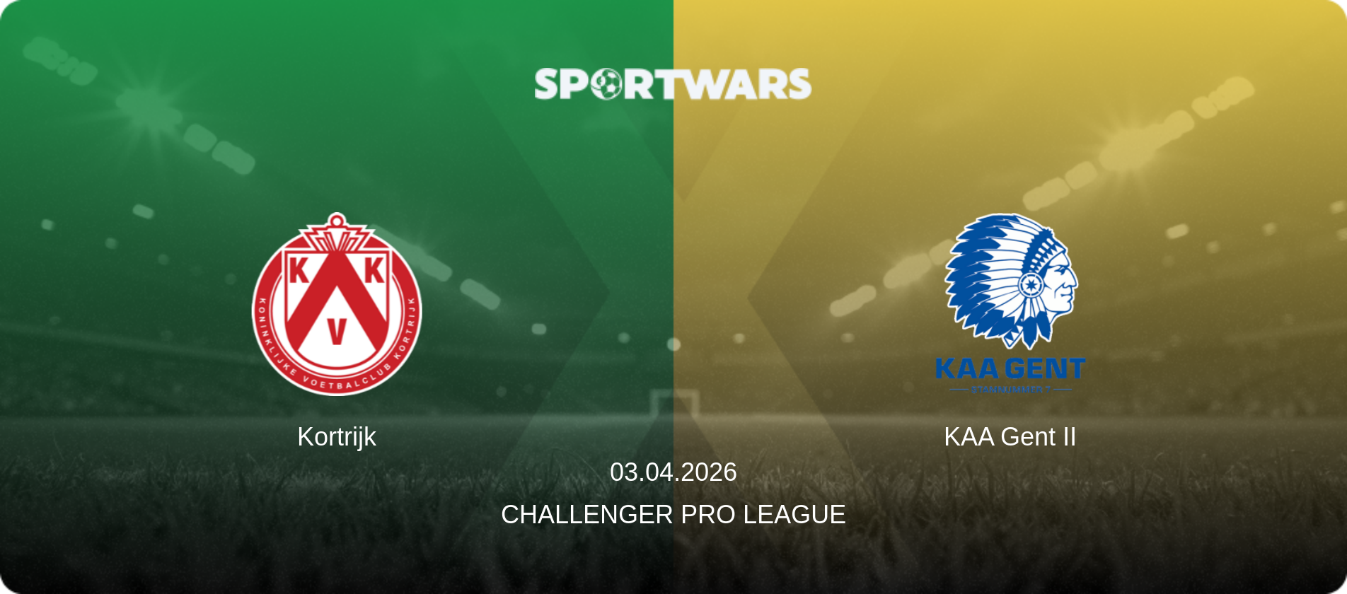 Kortrijk — KAA Gent II, 03.04.2026 — Challenger Pro League (match preview)