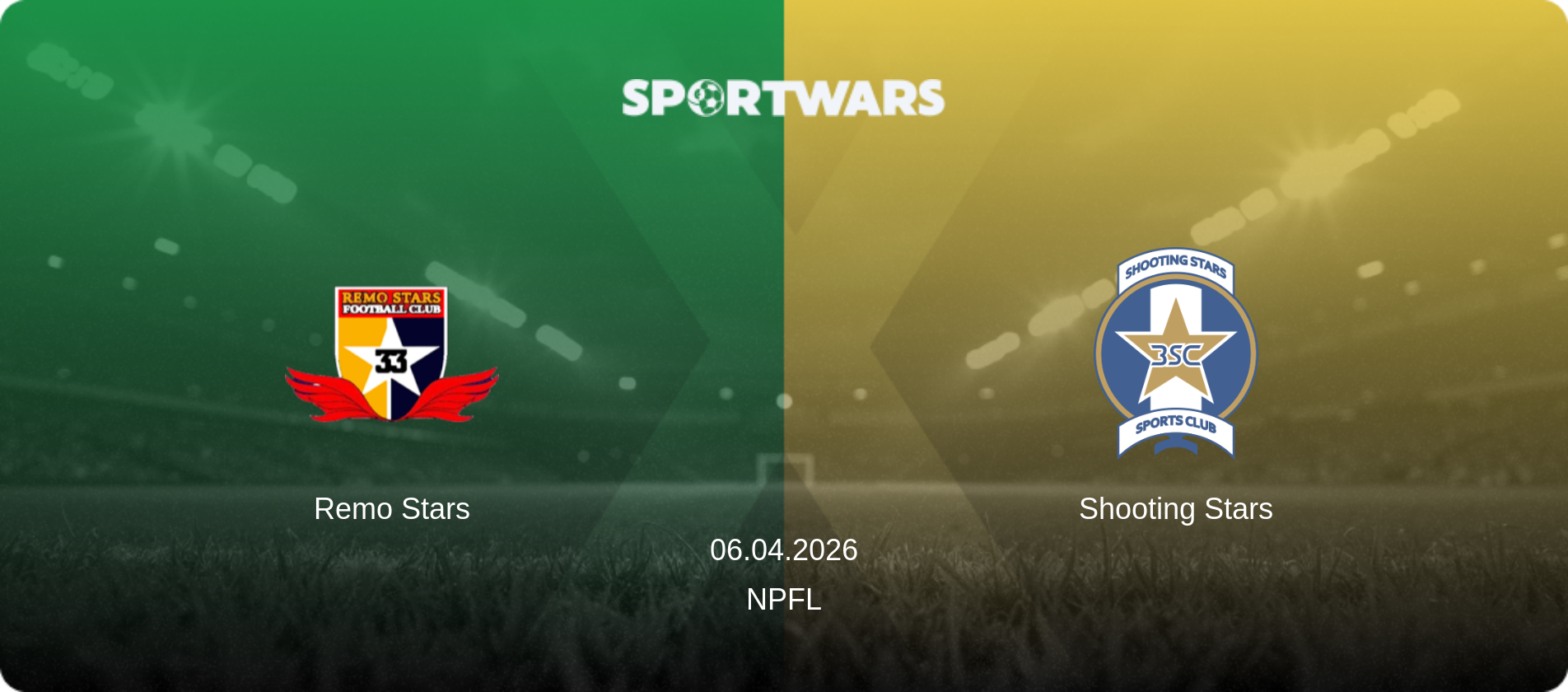 Remo Stars — Shooting Stars, 06.04.2026 — NPFL (match preview)