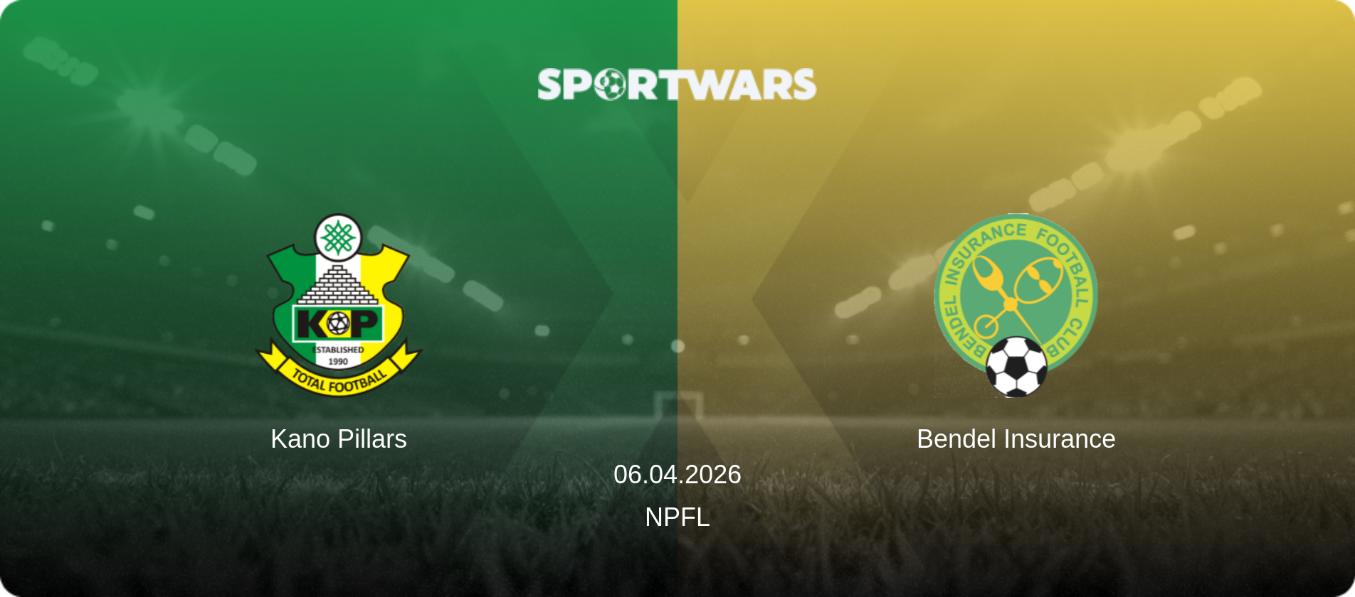 Kano Pillars — Bendel Insurance, 06.04.2026 — NPFL (match preview)