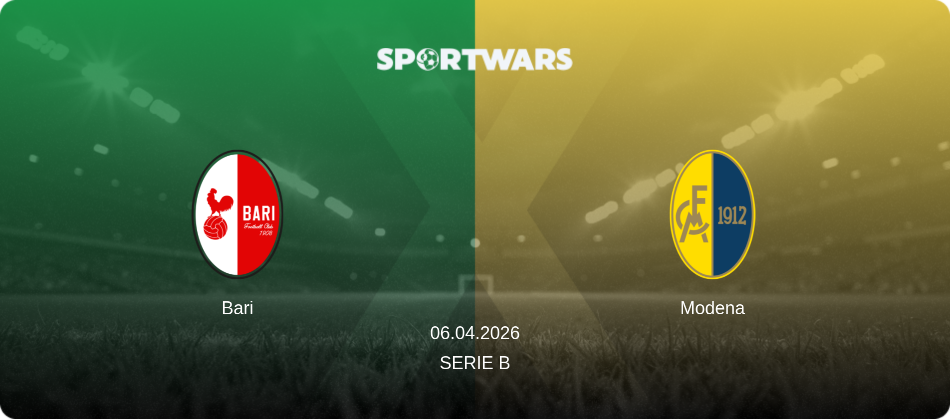 Bari — Modena, 06.04.2026 — Serie B (match preview)