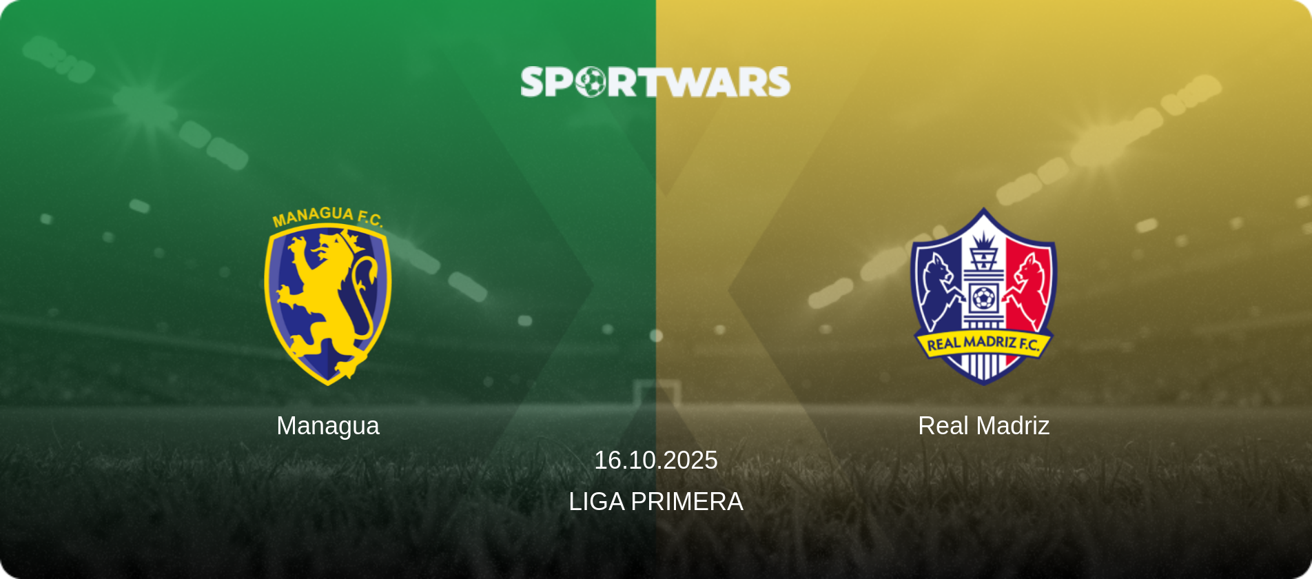 Managua — Real Madriz, 16.10.2025 — Liga Primera (match preview)