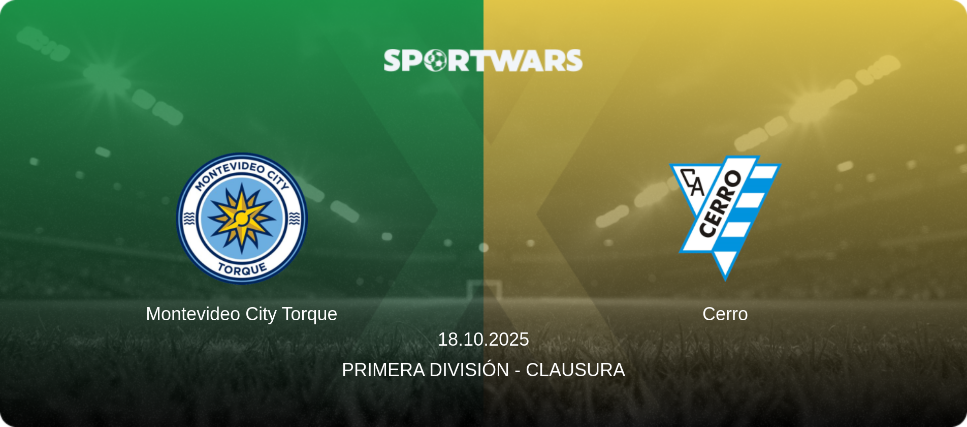 Montevideo City Torque — Cerro, 18.10.2025 — Primera División - Clausura (match preview)