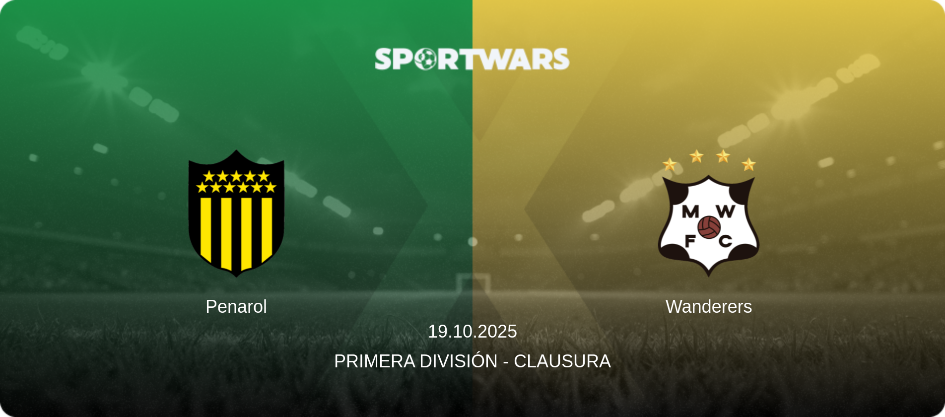 Penarol — Wanderers, 19.10.2025 — Primera División - Clausura (match preview)