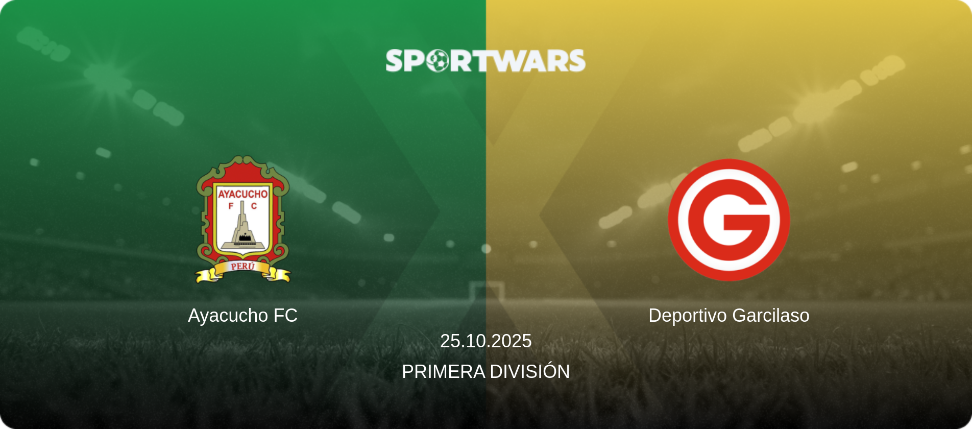 Ayacucho FC — Deportivo Garcilaso, 25.10.2025 — Primera División (match preview)
